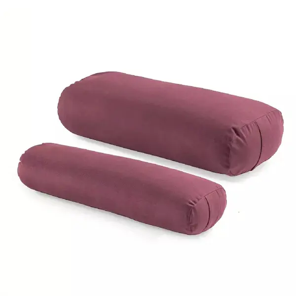 Firm Quality Eco Friendly Cotton Organic Yoga Bolster Eco Kapok Rectangle Large Yoga Pillow Bolster Featured Image