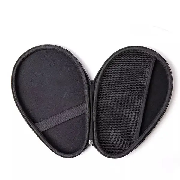 EVA Packing Case Protect Pingpong Table Tennis Racket Case Print New Waterproof Leather with Zipper Shockproof Custom Silk Hot