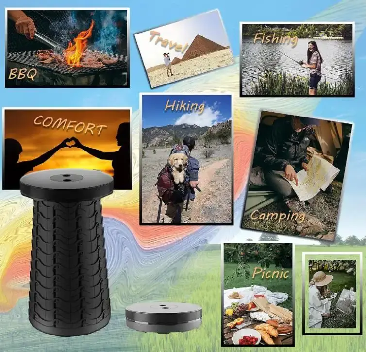 Office plastic telescopic folding chair