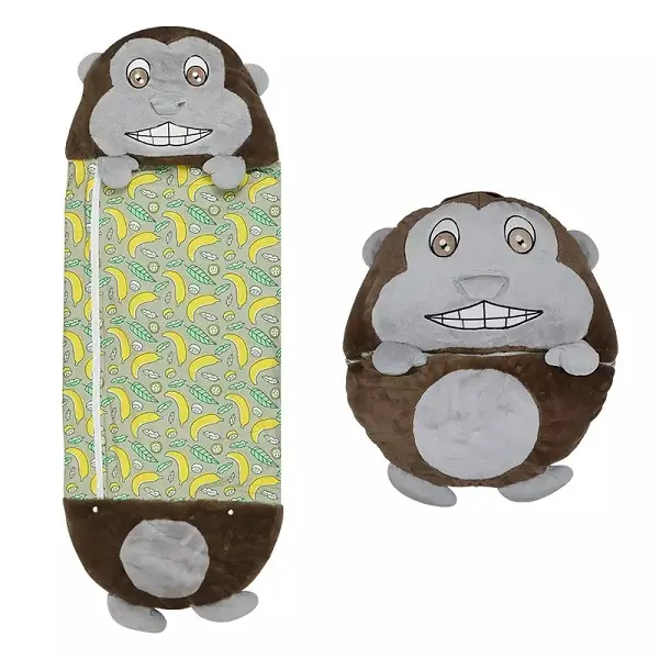 Fun Sleeping Bag for Kids Slumber Bag with Pillow All Season kids cute animal sleeping bag