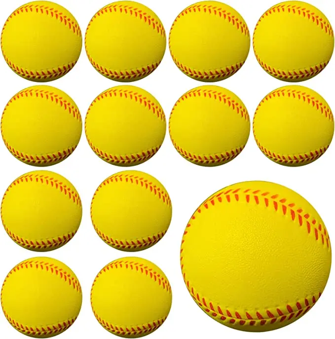 Pack of 12 Foam Baseballs