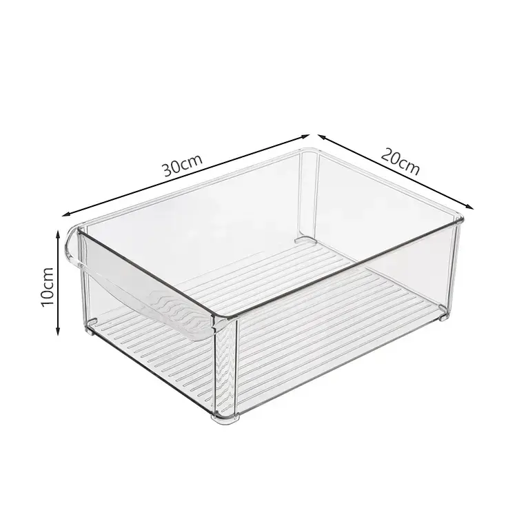 12 Spec. PC Transparent Drinks Eggs Kitchen Organizer Stackable Refrigerator Food Storage Organizer Containers Bins Set