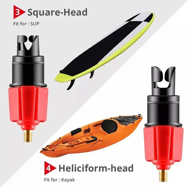 Inflatable SUP Paddle Board Kayak Air Pump Converter Valve Adapter
