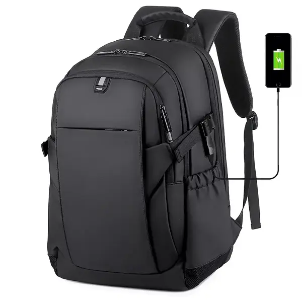 Factory Wholesale Sport School Bag Pack Custom Logo Nylon Hiking Camping Travel Casual Sport Laptop Backpack With USB Featured Image