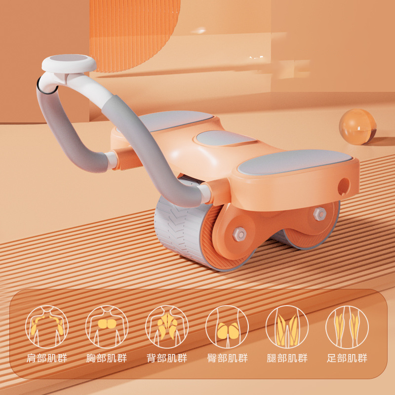 Rebound abs wheel training abs double wheel for men and women household