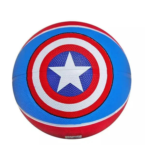 Captain America Size 7 Rubber Basketball