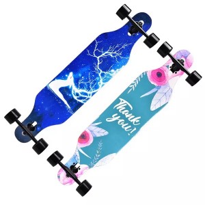 Wholesale 104*26*10 cm ABEC Precision Bearing High Quality Maple Deck Cruiser long Board Best Skateboard