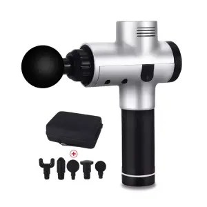 Handheld 30-speed muscular deep tissue fascia percussion massage gun