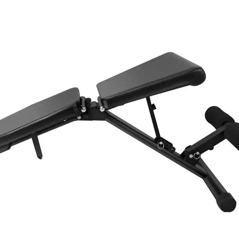 Foldable fitness weightlifting dumbbell stool