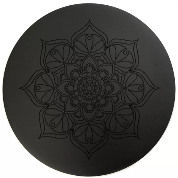 65x65cm Cork Wholesale custom design meditation rubber mats eco fitness round yoga mat