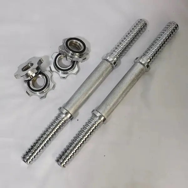 Custom/Wholesale high quality dumbbell accessories electroplating surface 35cm/40cm/45cm dumbbell connect stick/Dumbbell Rod