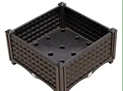 Suntour Outdoor Large Garden Planter Bed Collapsible Planting Boxs