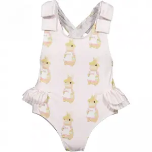 Children’s printed one-piece beach swimsuit
