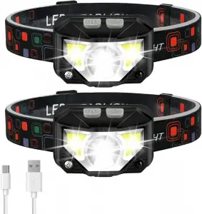 Adjustable outdoor camping running cycling headlights