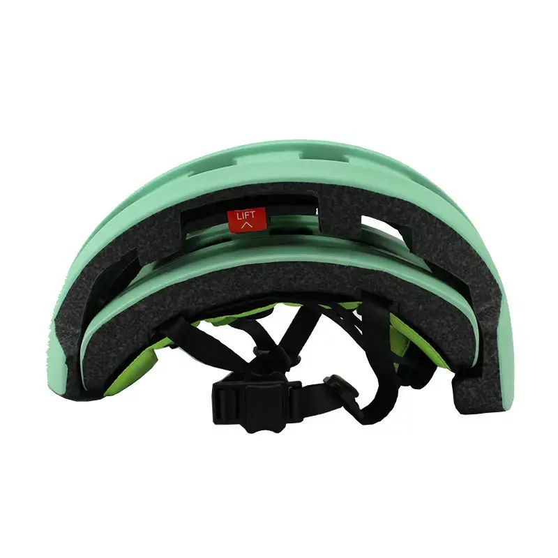 Cycling Personal Protection Safety Folding Helmet Adult Portable Can Bring LED Light