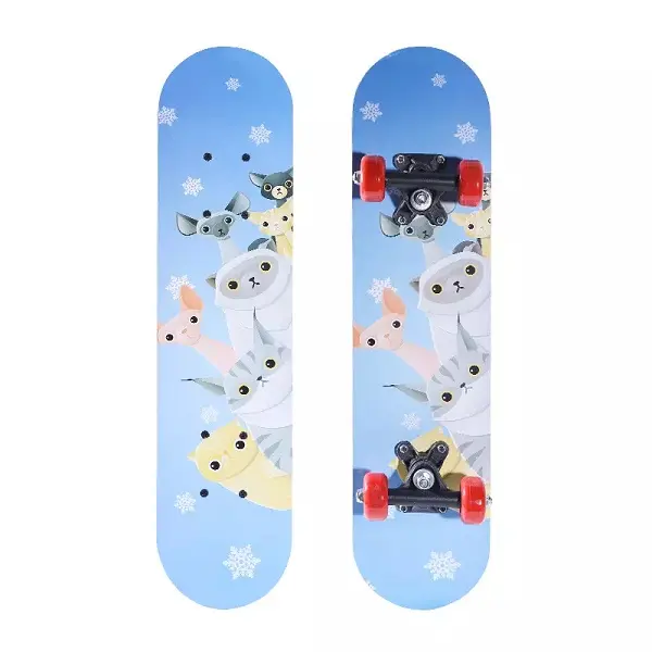 Wholesale Oem Plain Blank Skate Board 7 Ply Wood Decks wheel Skateboard