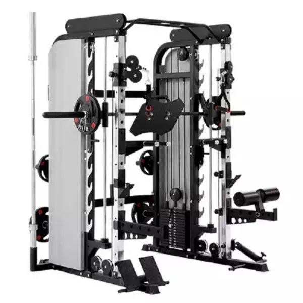 smith comprehensive training 3×3 power bench press and squat rack gym equipment attachment Featured Image