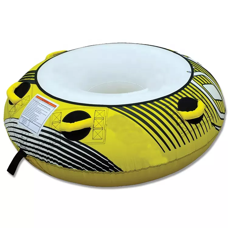Inflatable towing donut tube for beach water sports Featured Image