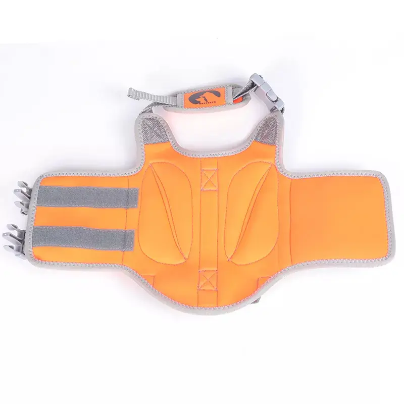 OKEYPETS Breathable Heavy-duty Quick-Release Buckle Safety Pet Swimming Vest Float Coat Dog Life Jacket