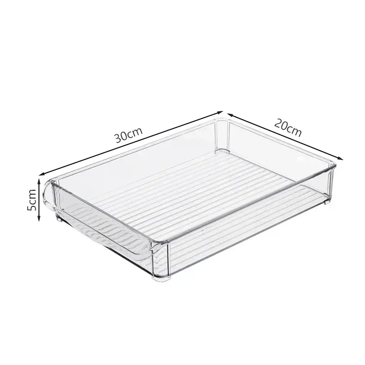 12 Spec. PC Transparent Drinks Eggs Kitchen Organizer Stackable Refrigerator Food Storage Organizer Containers Bins Set