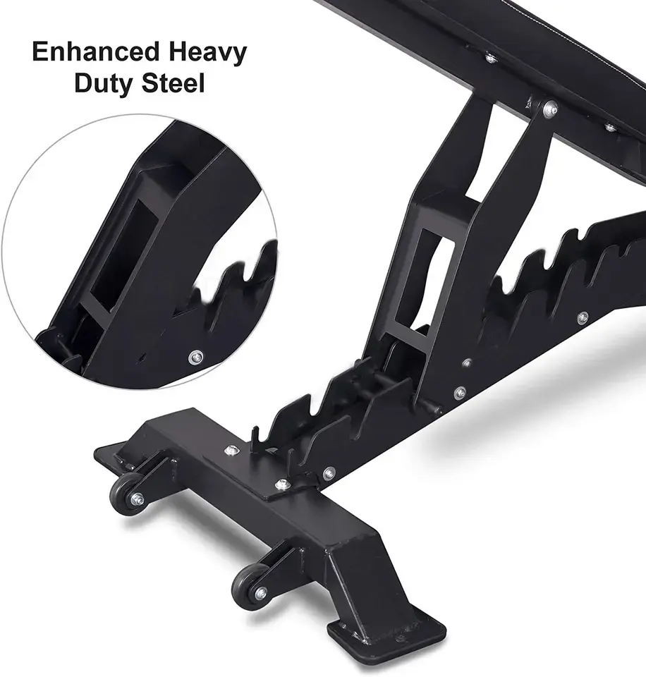 Adjustable gym bench